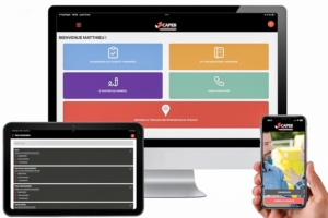 Application GME3Clics développée par la Capeb. ©Capeb