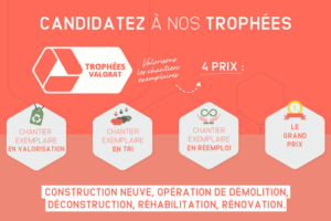 Les trophées Valobat récompensent les entreprises exemplaires en matière de recyclage des déchets sur les chantiers. [©Valobat]