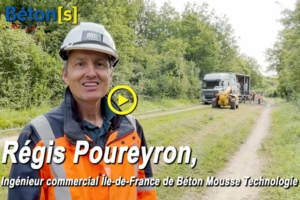 Régis Poureyron, ingénieur commercial Ile-de-France de Béton Mousse Technologie. [©ACPresse]