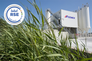 Cemex France renouvelle sa labellisation RSE Unicem entreprises engagées au niveau “exemplarité”. [©Cemex France]