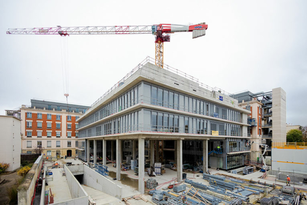 La rénovation de l’Hôpital américain de Paris a nécessité 8 700 m3 de bétons. [©André Ferreira]