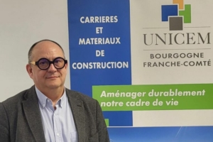 Vincent Larrochette est le nouveau président de l’Unicem Bourgogne – France-Comté. [©Unicem]