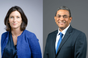 Double nomination chez Saint-Gobain, avec Maud Thuaudet, nouvelle directrice financière de Saint-Gobain, et Sreedhar Natarajan, directeur général Asie-Pacifique. [©Saint-Gobain]