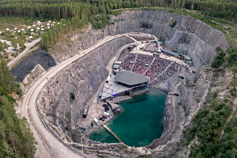 Dalhalla, un cadre naturel d'une beauté à couper le souffle. [©Daniel Eriksson