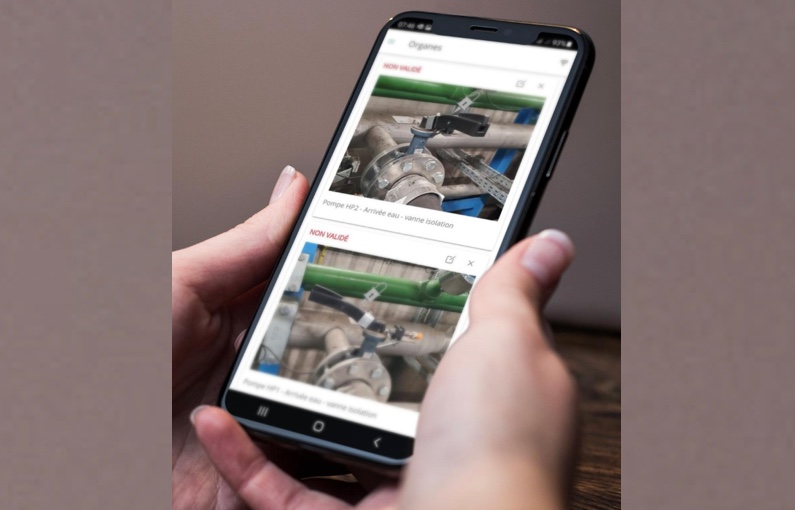 Caplock permet d’améliorer la consignation de maintenance. [©Capiotec]