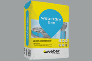 Weber présente son nouvel imperméabilisant pour les ouvrages en béton, weberdry Flex. [©Weber]